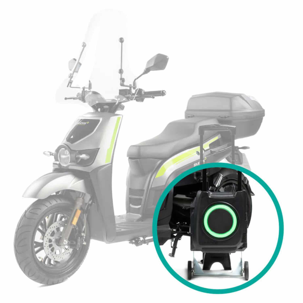 Equipé d'une batterie amovible dit Trolley
