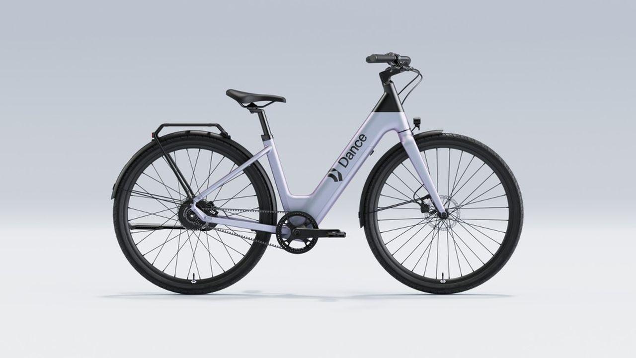 Un vélo électrique gris Dance