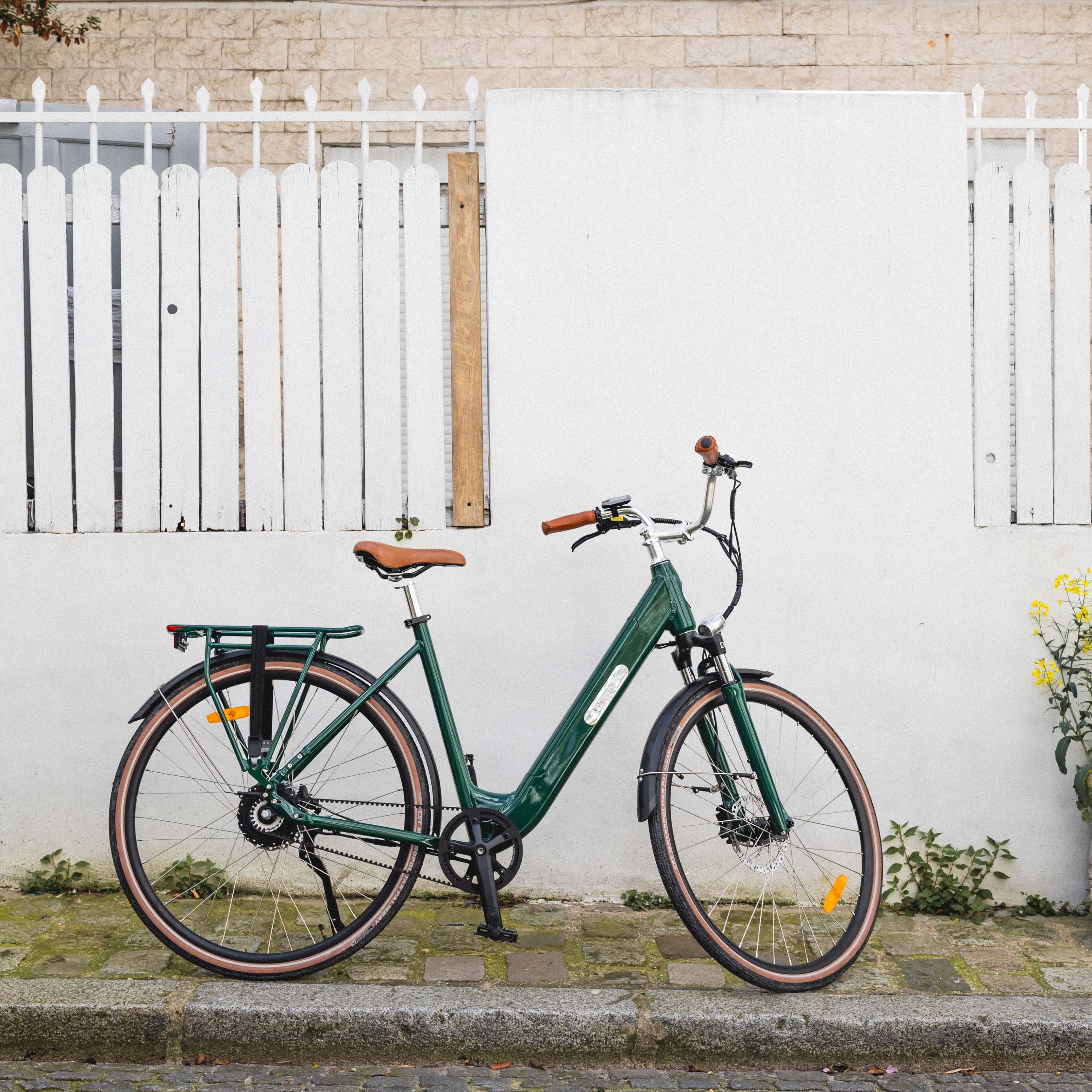 Un vélo électrique de ville 