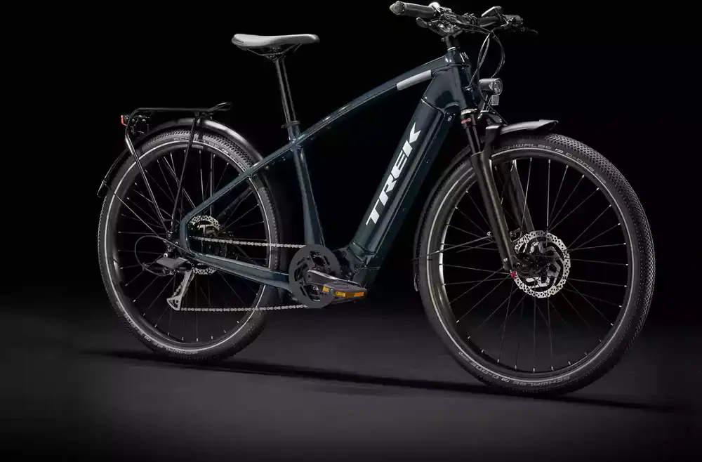Un vélo électrique noir
